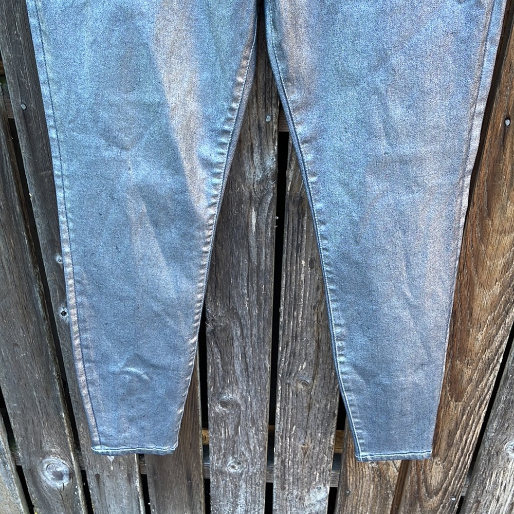 Kut From The Kloth Pants 8 Connie Ankle Zip Silver NWT Skinny Stretch New - Picture 3 of 16